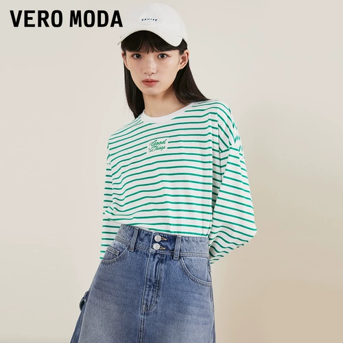 Модный лонгслив для отдыха, круглый воротник, оверсайз