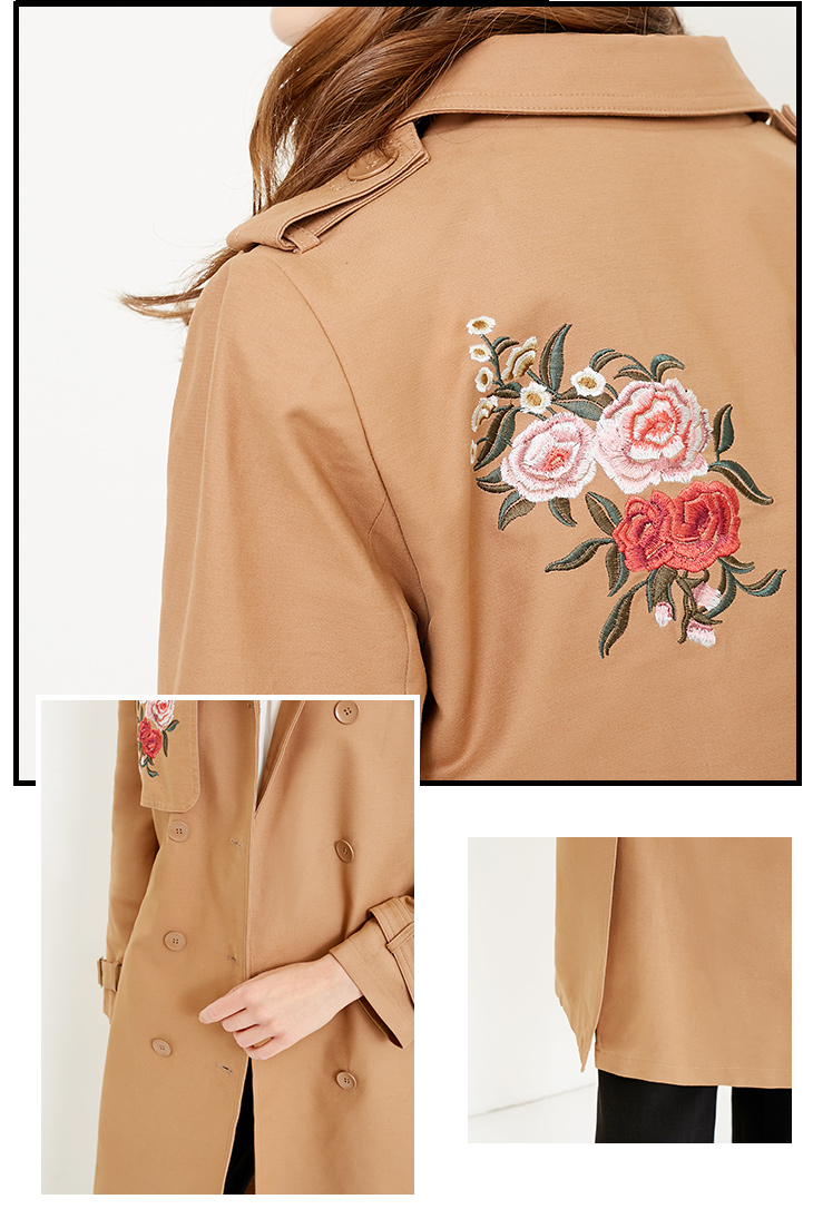 Trench pour femme VERO MODA en Coton - Ref 3228077 Image 42