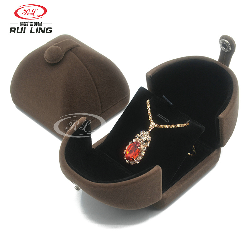 Đề nghị mới mở đôi đồ trang sức snap hộp đồ trang sức hộp lưu trữ nhẫn kết hôn hộp nhẫn hộp vòng cổ hộp vòng tay hộp - Vòng đeo tay Cuff vòng cặp