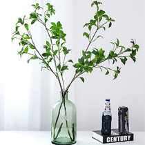 Fresh and simple horse drunk wood fake flower simulation fake branch green plant green leaf branch living room fake flower home decoration decoration
