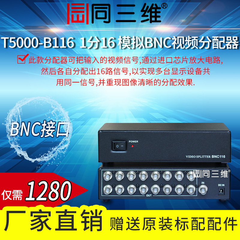 Analog BNC film dispenser with the same three-dimensional T5000-B116 10% sixteen