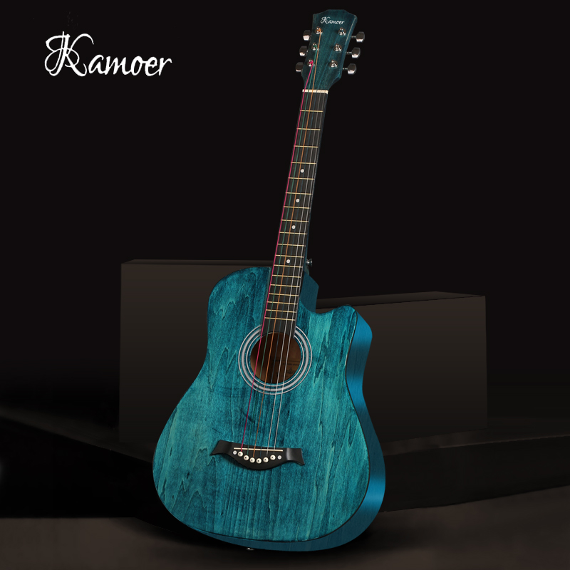 Imported brand Kamo 38 inch 41 inch beginner folk guitar students taught young men and women