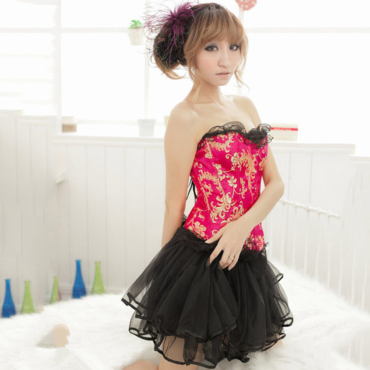 Rosered Palace Bunches corset CORSET without shoulder strap closed belted waist beauty body shapewear tight corset waistcoat 8151