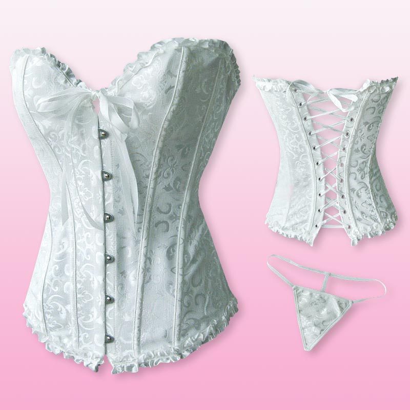 No shoulder strap wedding dress Dress Blouse blouse Palace Corset Bridal Bouquet Closets Waist Tight Waist Tight Chest 8111