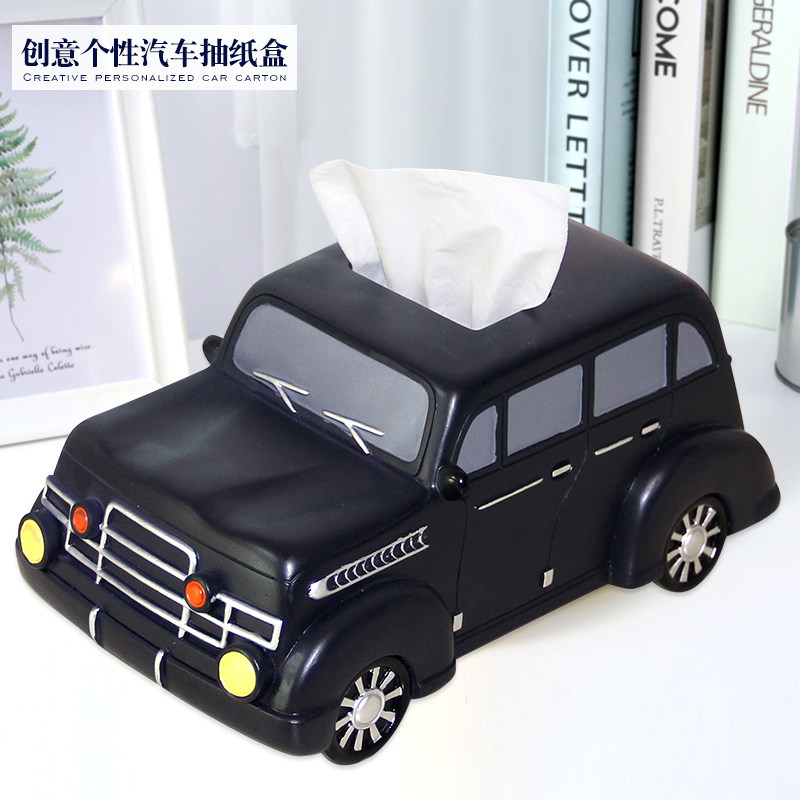 Living Room Light Lavish Car Tissue Box Cute Desktop Nordic Creative Home Tea Table Toilet Toilet Paper Box Minimalist