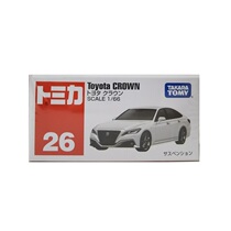 2021 Domei Card Alloy Car 26# Toyota Crown Red and White Box 143413 Genuine May New Product