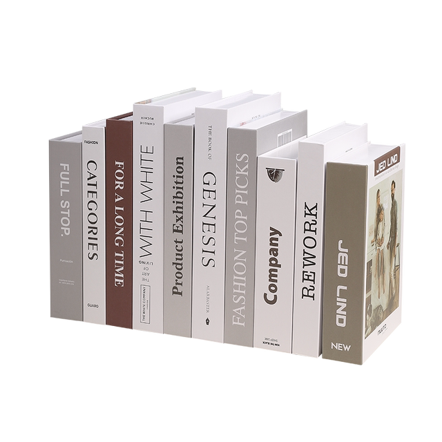 Paper simple modern simulated book box decoration ornaments