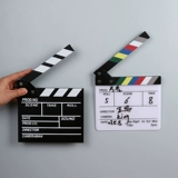 Доска для хлопушки экипажа, режиссерская доска, доска для хлопушки в кино, реквизит для фотографий на день рождения, художественные украшения и украшения, на которых можно писать.