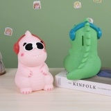 Динозавр для мальчиков, детские креативные монеты, копилка, коллекция 2023, копилка для денег, защита при падении, подарок на день рождения