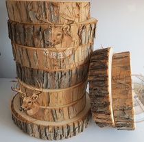 Port red willow whole wood vegetable pier Natural willow solid wood vegetable pier Cutting board Solid wood panel customization