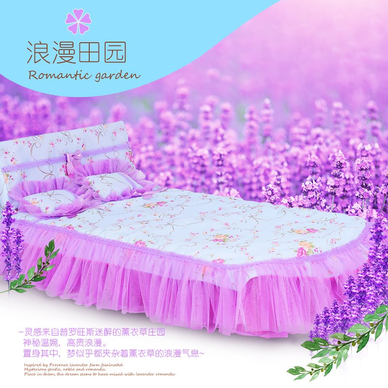 House Ye Luoli Princess Cub Giường Barbie Phòng ngủ Bộ đồ giường 60 Phòng ngủ Barbie Giường đôi Trẻ em Đồ chơi - Búp bê / Phụ kiện búp bê nhỏ