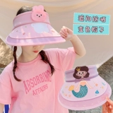 Детский солнцезащитный крем, летняя солнцезащитная шляпа, детская милая шапка подходит для мужчин и женщин