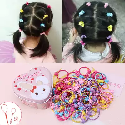 Korean children's rubber band hair ring Hairband cute rabbit cartoon simple Hairband little girl Head Lady ponytail hair accessories