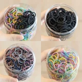 Детская безвредная резинка для волос для девочек, аксессуар для волос, не повреждает волосы