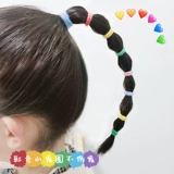 Детская безвредная резинка для волос для девочек, аксессуар для волос, не повреждает волосы
