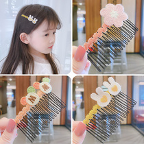 Childrens hair comb non-slip comb girl sweet bangs cute princess hairclip girl headwear broken hair hair card