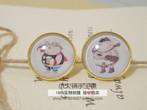 Double Union Badge Super Hero Người nhện Trâm Vòng Pin Công ty Logo Tùy chỉnh Phù hợp với Nam giới Nút ngực - Trâm cài trâm cài áo