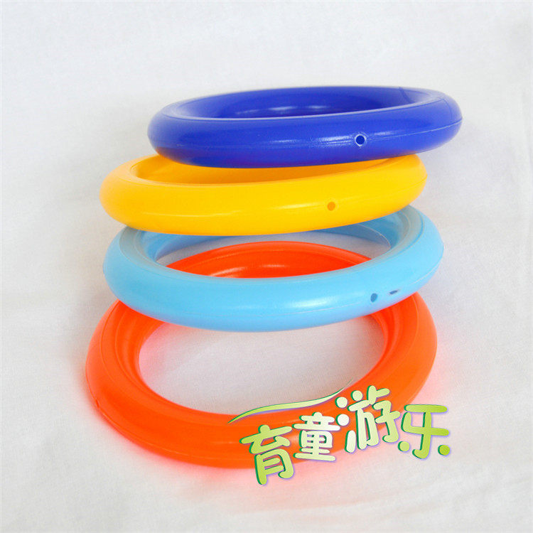 Children's kindergarten dance performance plastic bracelet children's gymnastics activities throwing game colorful plastic ring