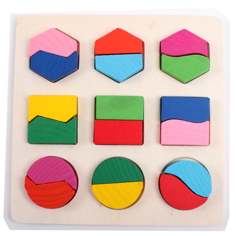 Puzzle Jigsaw Puzzle Baby Puzzle Puzzle Puzzle Building Blocks Children Wooden Toy Jigsaw Puzzle Dismantling Paired Toy Shape