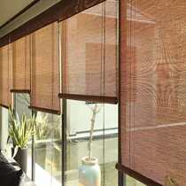 Customized bamboo curtains curtains lifted and shaded sun shading balcony Zen Chinese-style Chinese-style curtains