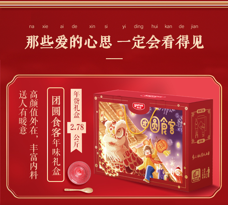 雨润 新年肉类礼盒 1.87kg 图4