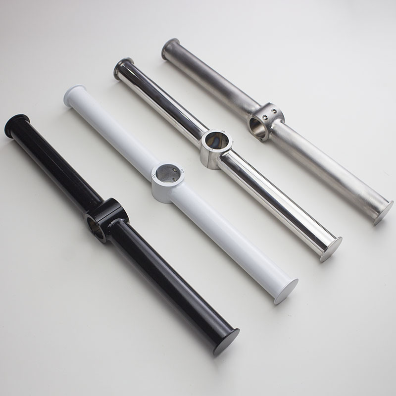 Clothing Store Stainless Steel Display Rack Hook Accessories for Round Tubes, Movable T-Shaped Hooks
