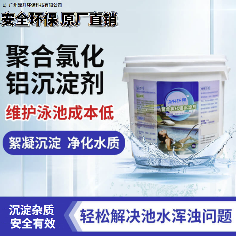 Swimming Pool Polymeric Aluminium Chloride High Efficiency Precipitant Clear Water Clarifier Sewage Treatment Agent Pool Cleanser