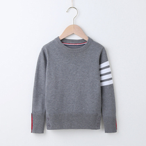 tb short sweater for men and women pullover knitting long base shirt suit childrens leisure Korean version of Wild Spring and Autumn Tide