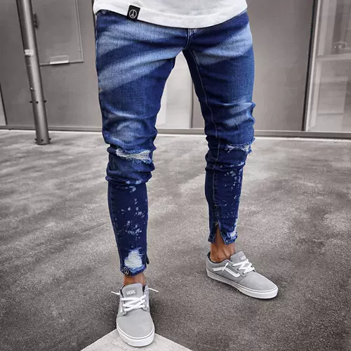 Мужчины Jogger Denim Jeans Jeans Jeans Jeans Jeans Cotton Linen Cargo
