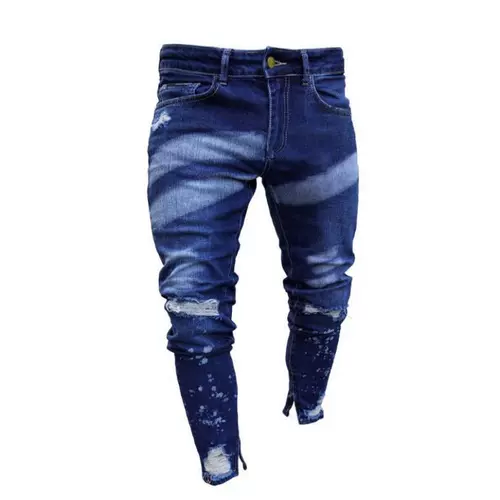 Мужчины Jogger Denim Jeans Jeans Jeans Jeans Jeans Cotton Linen Cargo