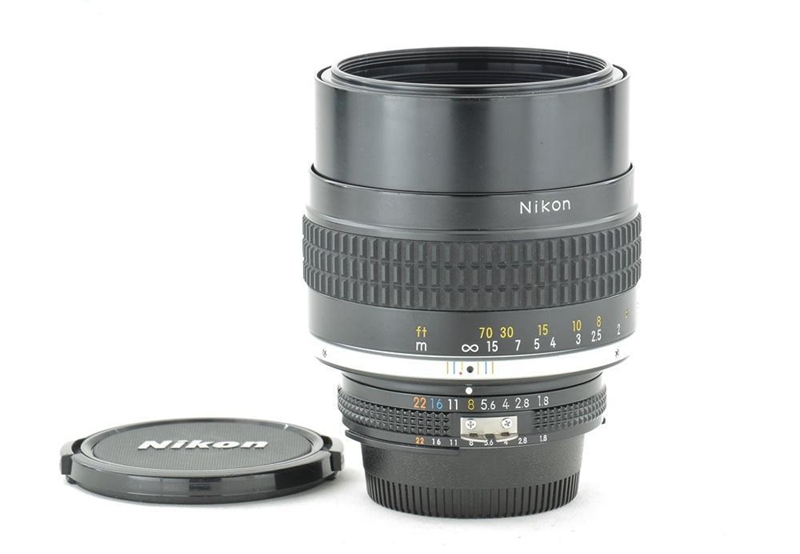 Nhật Bản gửi thư trực tiếp Nikon 105mm f1.8 khẩu độ lớn ống kính chân dung DSLR Ống kính thủ công 220385