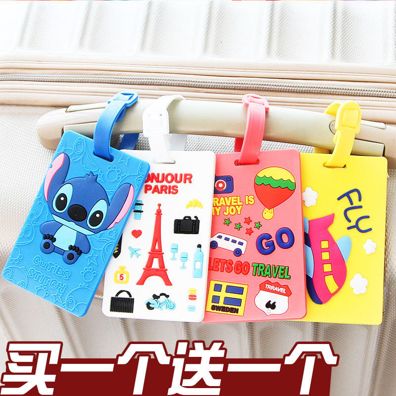 Luggage Cards Suitcase listed name Pendant Cards Anti-Lose mark Nameplate Kindergarten last name Nameplate Suitcase Pendant