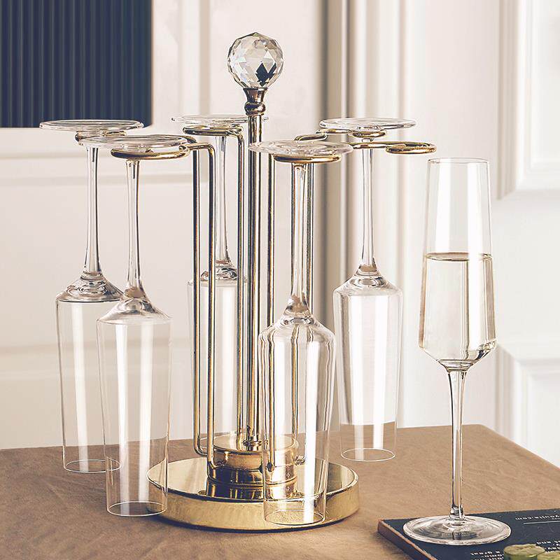 Crystal Champagne glass 6 suits of household marriage glass red glass sparkling sweet glass wine