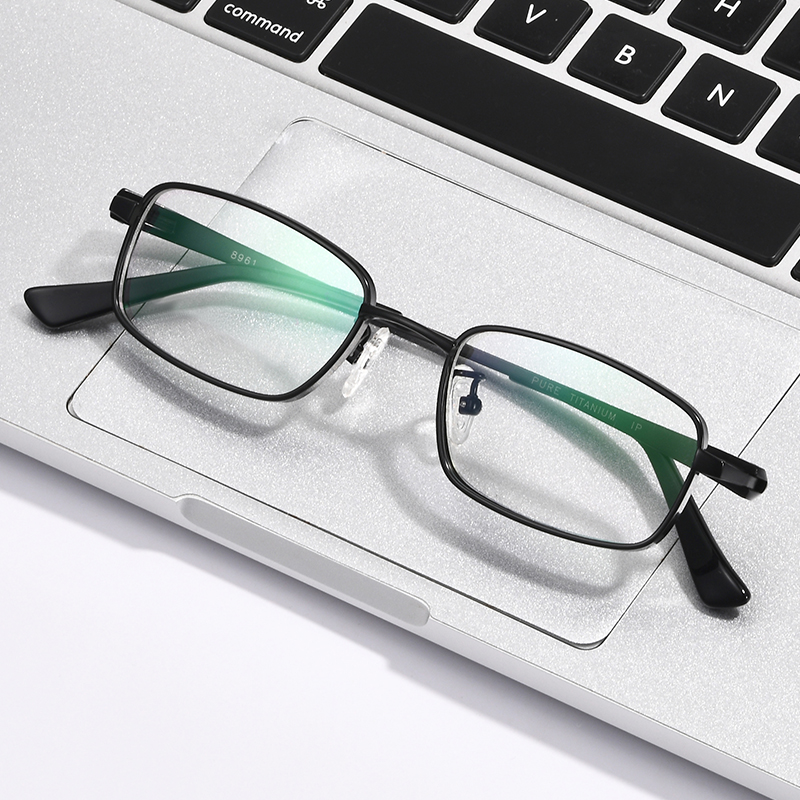 Ultra light pure titanium near view eye mirror male height number of glasses frame ultra light glasses frame small face type astigmatism female discoloration glasses