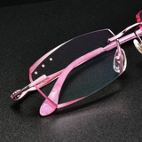 Gopa безрамные очки женская бриллиантовая пограничная граница миопийские очки изменить каркас без бесцветного кольца