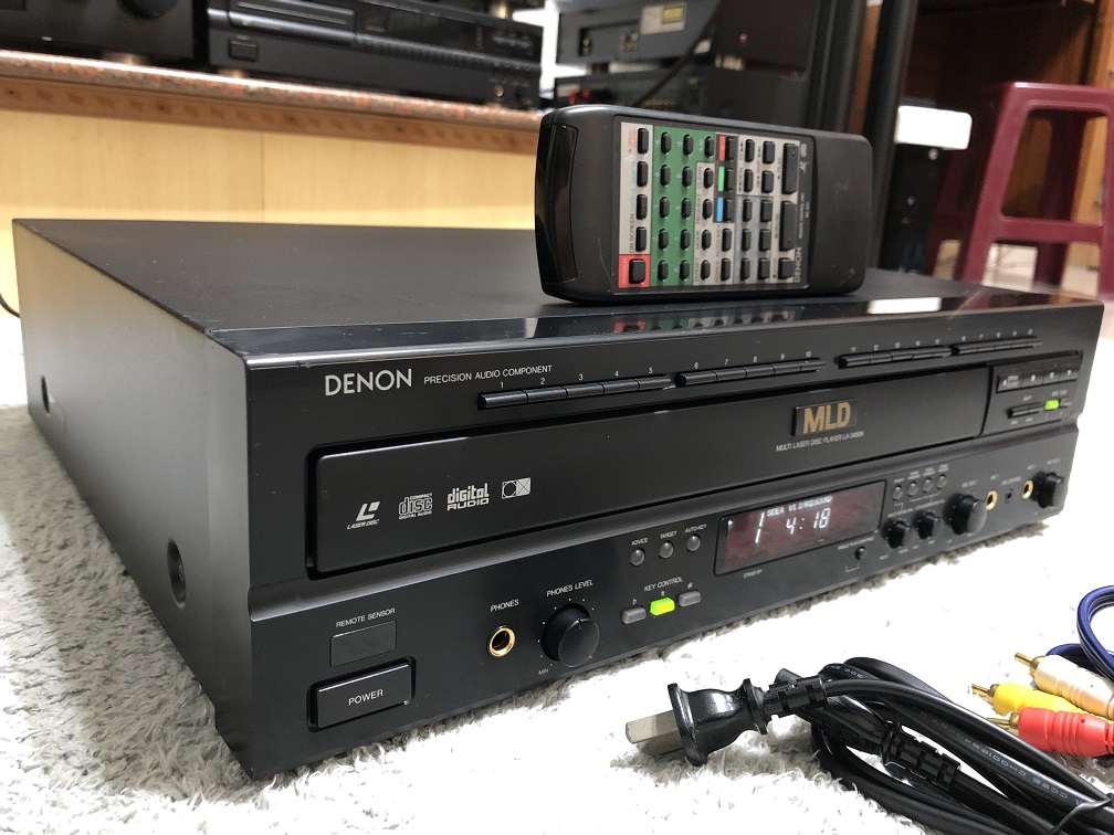 DENON Tianlong LA-3450K DVD player second-hand imported LD CD player without grinding accessories all near new