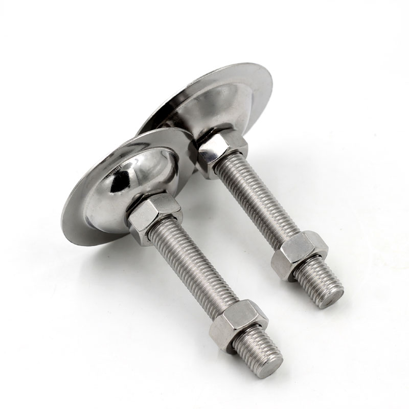 304 foot cup flat bottom stainless steel equipment fixed foot machine tool adjustable mechanical adjustment foot pad m16 does not rust