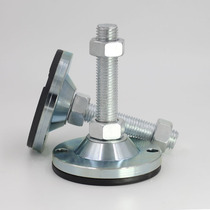 Adjusting foot heavy foot cup fixed anchor screw m16m20 with hole D100 non-slip shockproof support foot pad