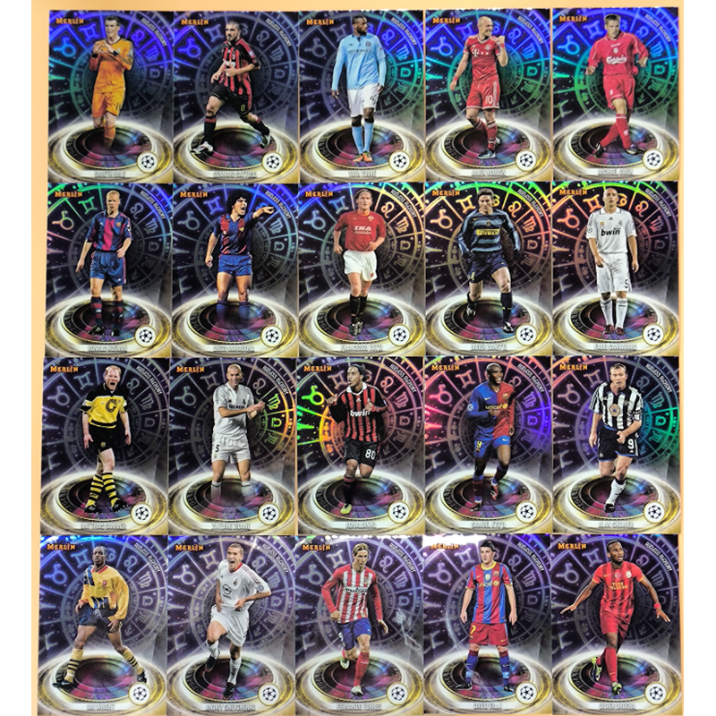 Звёздная карта Зидана Оуэна Тотти Дрогба Бэйл Wizards Тека 2024 Topps Merlin