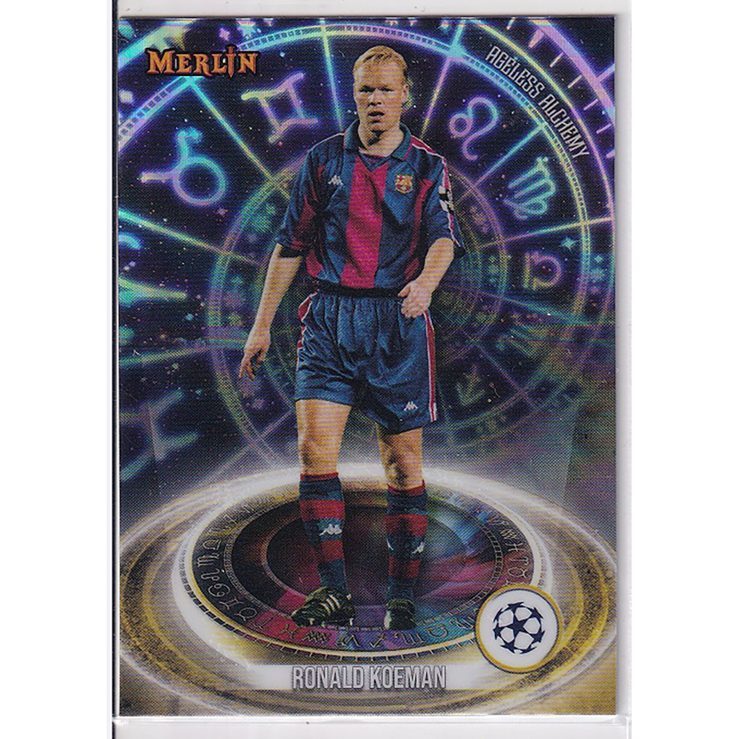 Звёздная карта Зидана Оуэна Тотти Дрогба Бэйл Wizards Тека 2024 Topps Merlin