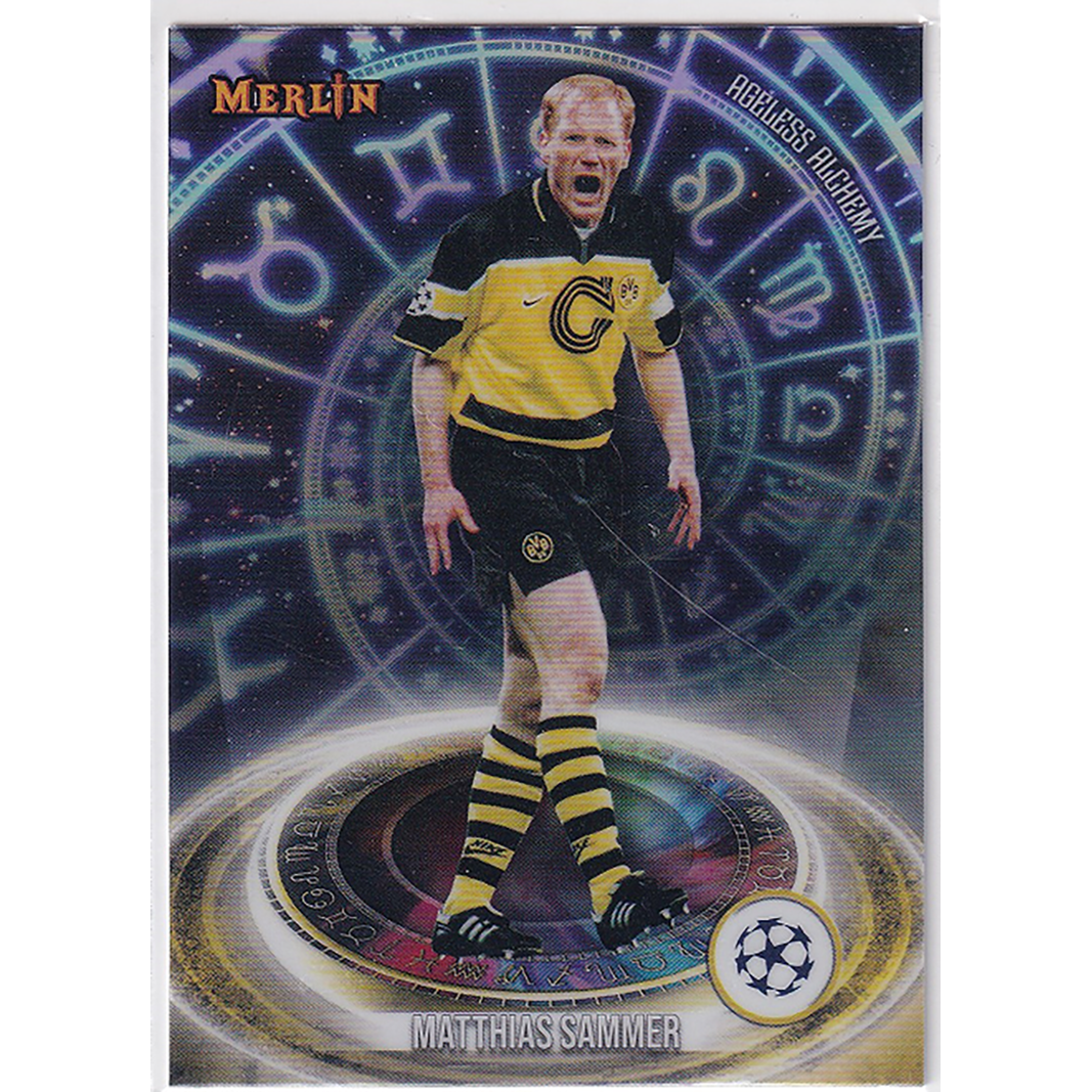 Звёздная карта Зидана Оуэна Тотти Дрогба Бэйл Wizards Тека 2024 Topps Merlin