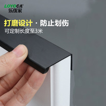 Black extended strips top and body modern and simple coat cupboard door handle drawer gold invisible handle light luxury