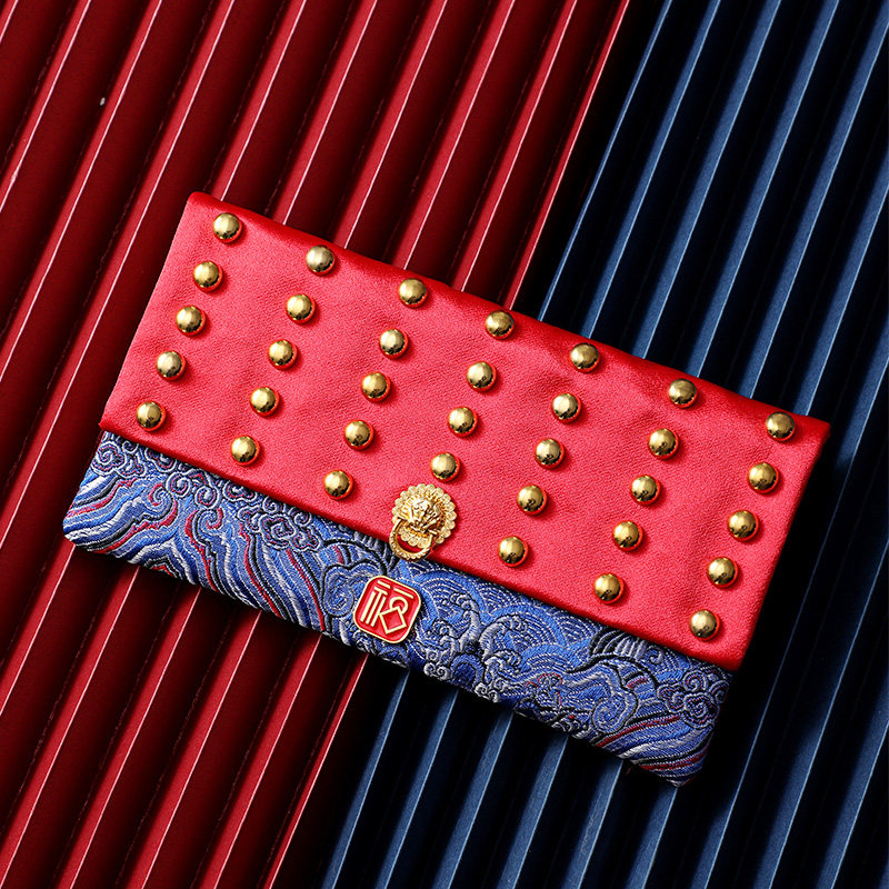 Original Forbidden City Red Envelopes RMBten thousand Edition Wedding Red Envelopes Wedding Red Envelopes China Wind Open Door Red Envelope Fu Character Red Bag-Taobao