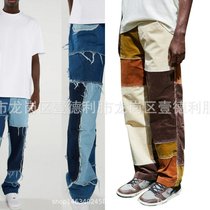 Mens jeans straight slim denim men trousers men jeans denim men