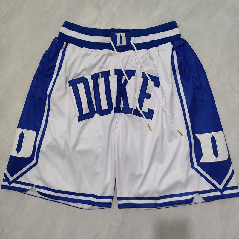 杜克大学篮球短裤运动休闲宽松口袋五分裤NCAA Duke-淘宝Taobao | 天猫Tmall