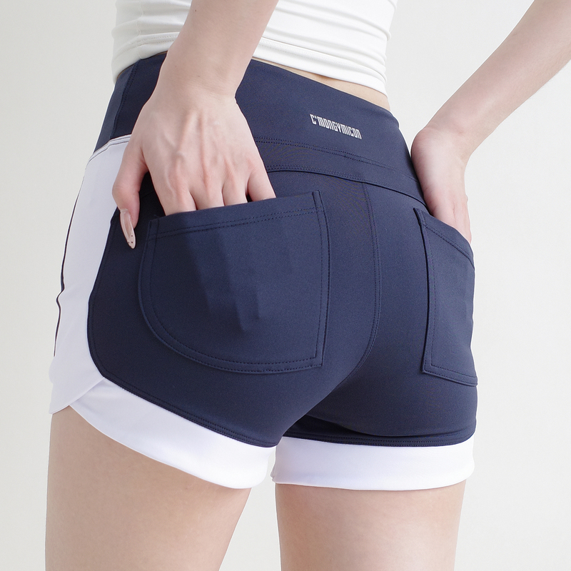 Rolling New Yoga Shorts for Women, Summer Tight-Fitting Quick-Dry Training Shorts, Outdoor Running and Cycling Sports Pants