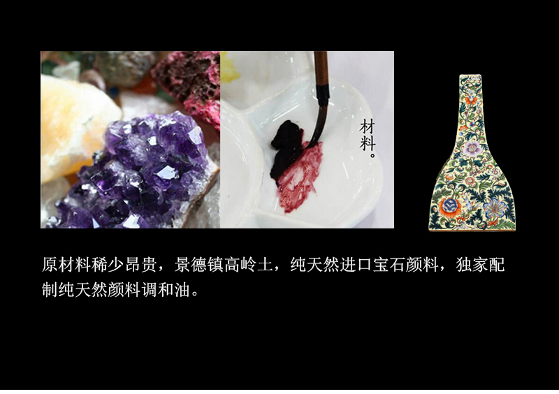 Jia lage jingdezhen ceramic vase YangShiQi colored enamel and name yellow flower vase in imperial China