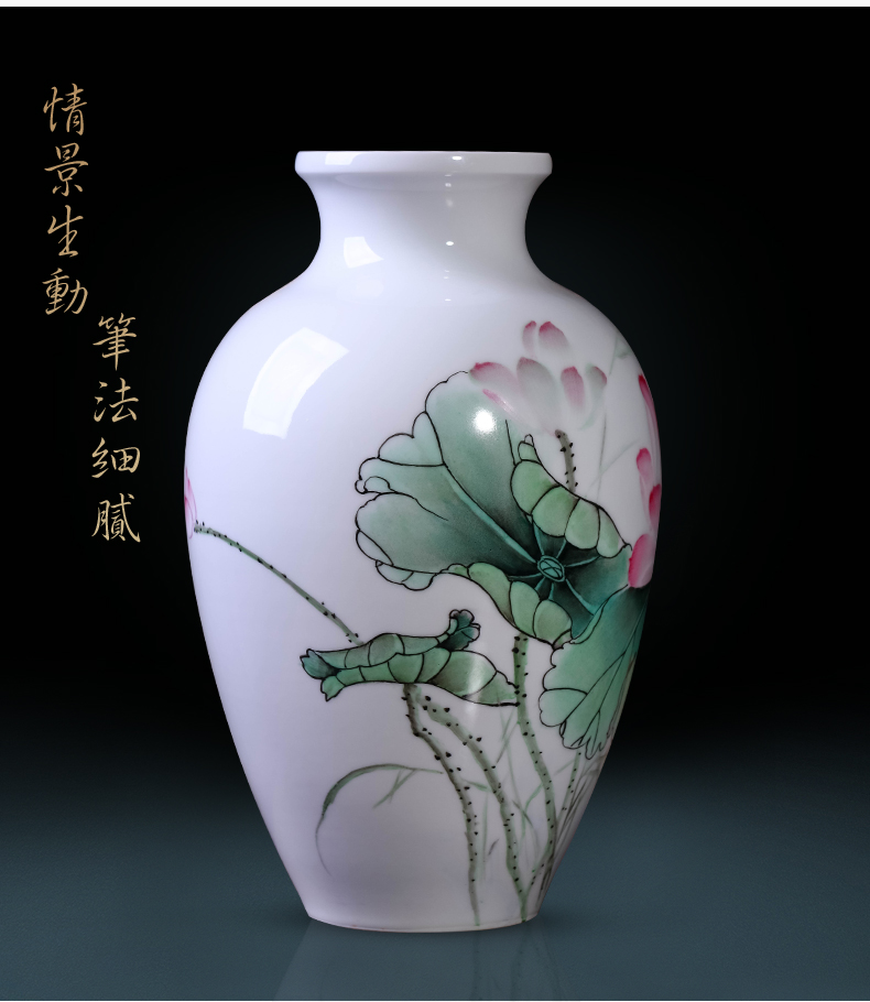 Jia lage jingdezhen ceramic vase sitting room place high - grade ceramic checking antique Chinese I and contracted to restore ancient ways