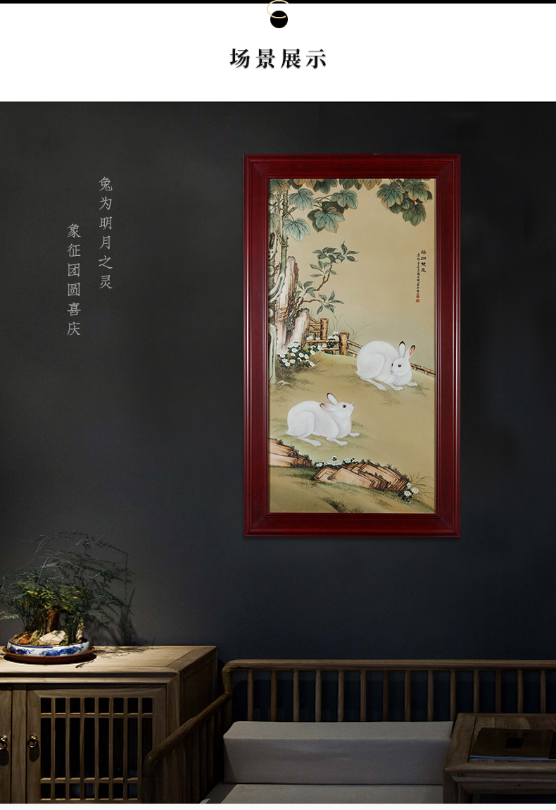 Jia lage porcelain plate painter jingdezhen hand - made archaize to hang in the living room sofa setting wall porcelain plate painting ceramics