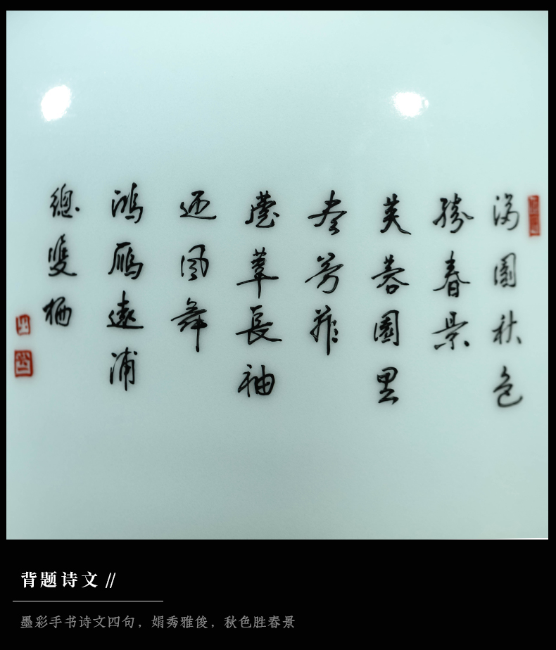 Jia lage jingdezhen manual archaize ceramic famille rose porcelain flower vase furnishing articles home sitting room porch decoration